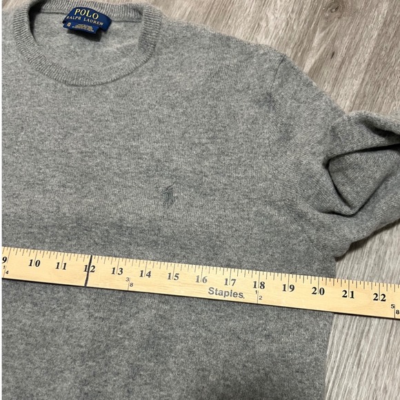 Polo by Ralph Lauren Gray Crewneck Sweater - Picture 6 of 8